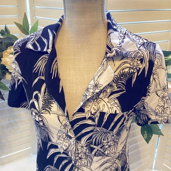 REFORMATION CUBA TROPICAL BUTTON DOWN SIZE SMALL 1257 - Picture 4 of 8